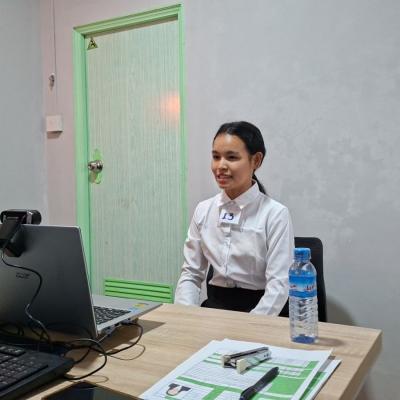 Interview and training for job